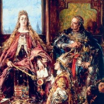 Jadwiga i Jagiełło na obrazie Jana Matejki.
