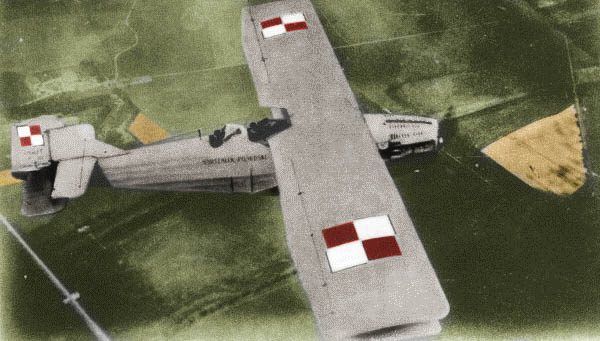 „Marszałek Piłsudski” Idzikowskiego i Kubali. Nieszczególnie szczęśliwy samolot… (koloryzacja: RK).