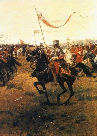 Pod Kutyszczami zaledwie 140 husarzy pokonało około 3000-3500 Moskali (źródło: domena publiczna).