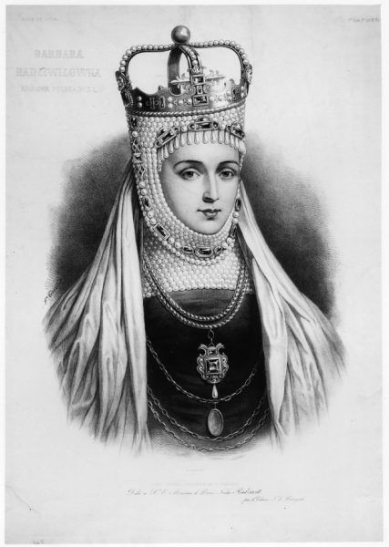Portret koronacyjny Barbary Radziwiłłówny. Na twarzy królowej nie widać śladów choroby. To już jednak ostatnia szczęśliwa chwila w jej życiu.