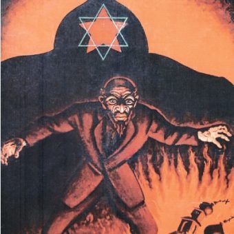 Polski plakat antybolszewicki z okresu wojny 1920 roku.