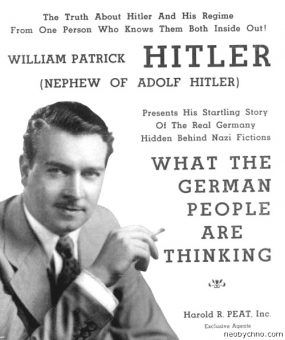Zanim został w końcu żołnierzem, młody Hitler wygłosił w Stanach cykl wykładów na temat swojego wuja.