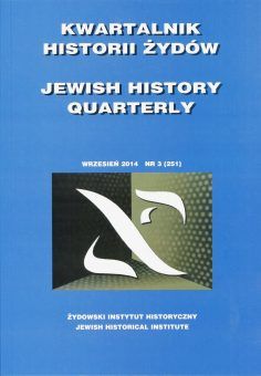  Materiał powstał w oparciu o artykuł naukowy opublikowany w periodyku "Kwartalnik Historii Żydów".