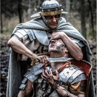 Życie legionisty nie było łatwe. Co dopiero na krańcu świata, na terenie wrogiego państwa (fot. Robert Łakuta, Legio XXI Rapax).