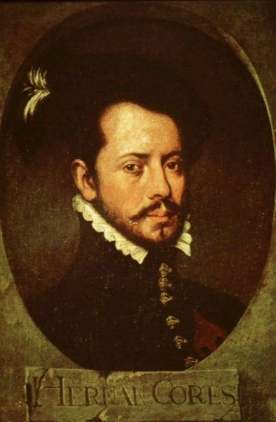 Hernán Cortés i jego podkomendni nie przebierali w środkach (portret anonimowego autorstwa, prawdopodobnie z 1. połowy XVI w.)