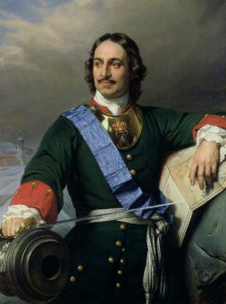 Piotr I Wielki zyskał swój przydomek dzięki reformom wewnętrznym oraz budowie mocarstwowej pozycji Rosji w Europie, możliwej dzięki zwycięstwu nad Szwedami pod Połtawą (portret Paula Delaroche’a).