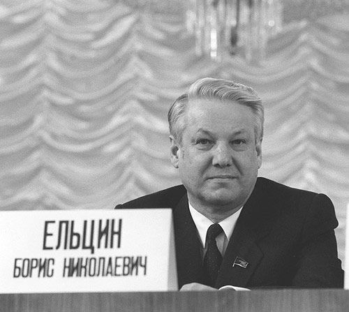 Choć Borys Jelcyn był rzecznikiem demokratycznych reform w Rosji, nie cieszył się poparciem Amerykanów (fot. Kremlin.ru, CC BY 3.0).