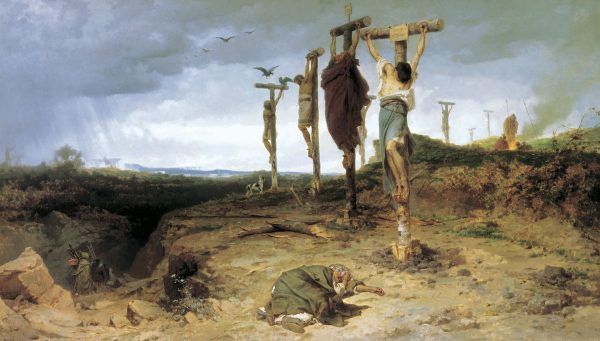 Rzymianie lubili umilać sobie czas obserwowaniem krwawych egzekucji i tortur (obraz Fiodora Bronnikowa).
