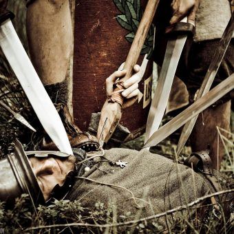 Marka Licyniusza Krassusa spotkal jeszcze gorszy los (fot. Lukasz Tortocki, Legio XXI Rapax).