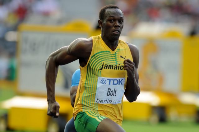 Ciekawe, co by na takie porównania do Jar Jar Binksa powiedział jamajski sprinter Usain Bolt (zdjęcie z Mistrzostw Świata w Lekkiej Atletyce w 2009 roku w Berlinie, autor: Erik van Leeuwen - http://www.erki.nl/, lic. GFDL).