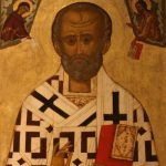 Czyżby Święty Mikołaj był kluczową postacią do ustalenia tożsamości Galla Anonima? Biskup Miry na rosyjskiej ikonie z przełomu XV i XVI wieku (Narodowe Muzeum w Sztokholmie /NMI 272/, fot. Bjoertvedt, lic. CC BY-SA 3.0). Czyżby Święty Mikołaj był kluczową postacią do ustalenia tożsamości Galla Anonima? Biskup Miry na rosyjskiej ikonie z przełomu XV i XVI wieku (Narodowe Muzeum w Sztokholmie /NMI 272/, fot. Bjoertvedt, lic. CC BY-SA 3.0).