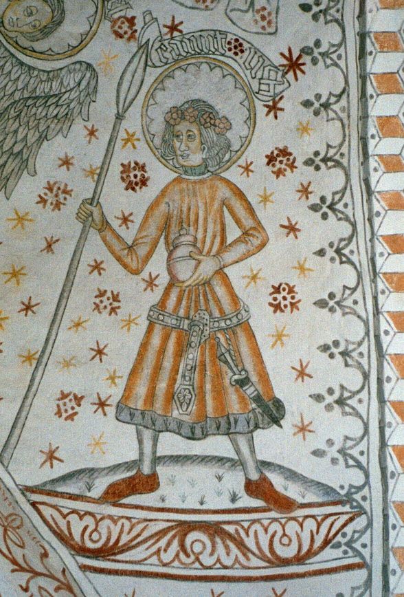 Kanut Laward z Danii władał Obodrytami już tylko z woli cesarza (obraz z Vigersted w Danii, źródło: domena publiczna).