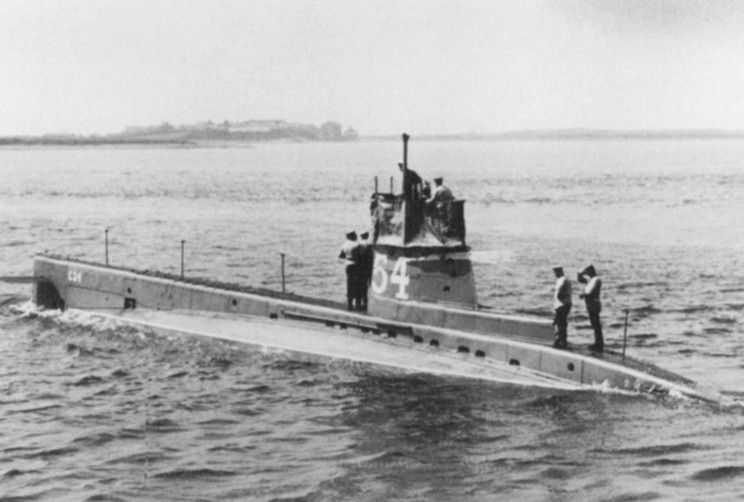 Brytyjski okręt podwodny C-24. To właśnie ta jednostka posłała na dno U-40 (źródło: domena publiczna).