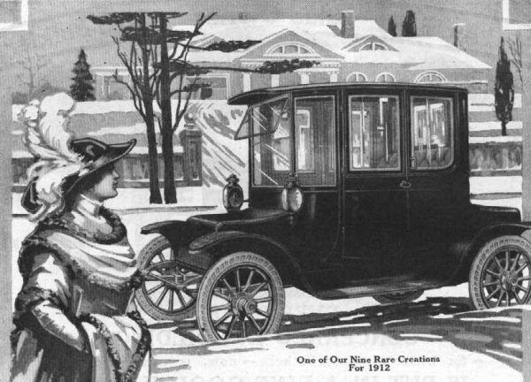 Samochód elektryczny – w sam raz dla kobiety (reklama z 1912 r.)?