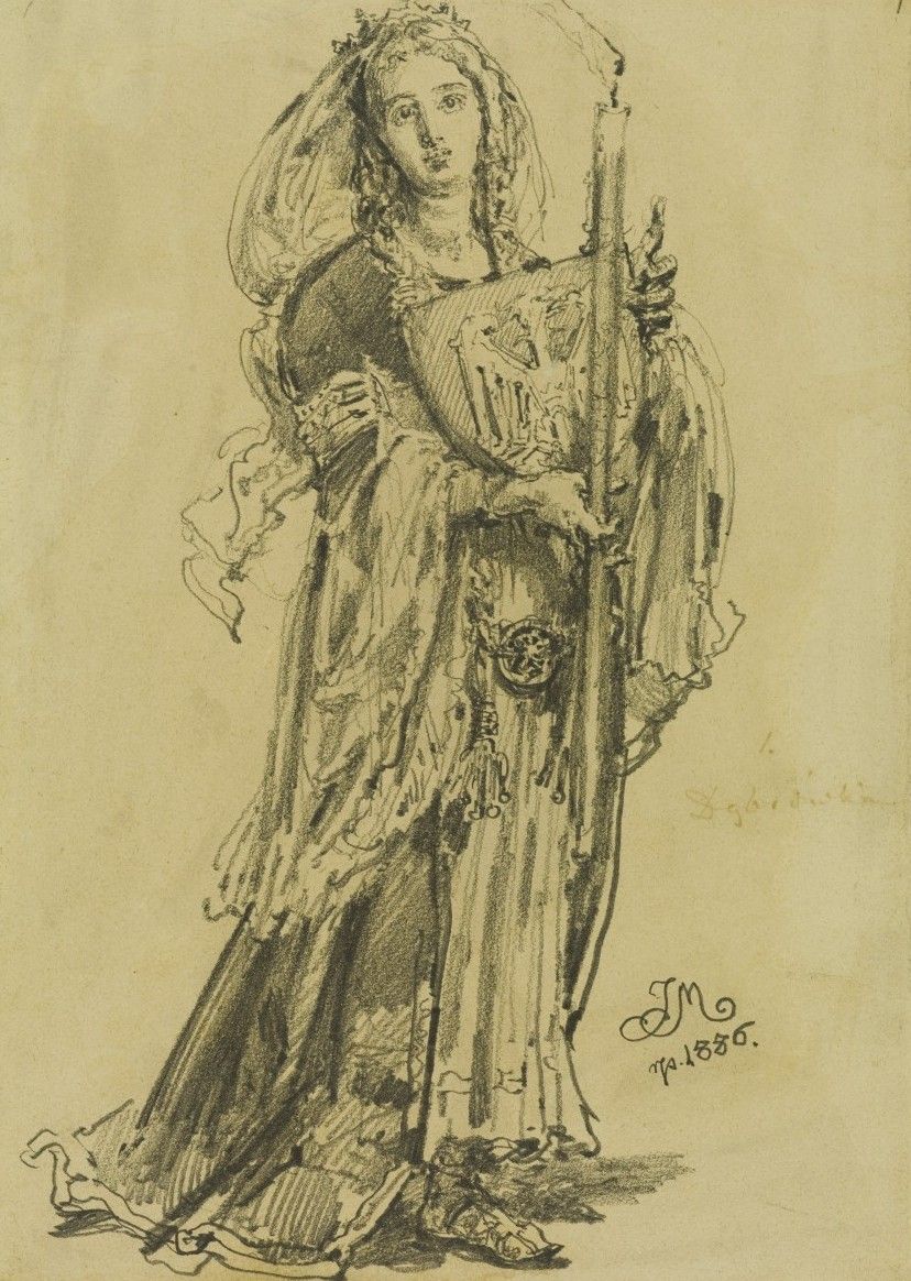 Bolesław Chrobry jako syn czeskiej księżniczki Dobrawy uważał, że ma wystarczające prawa do praskiego tronu (obraz Jana Matejki, domena publiczna).