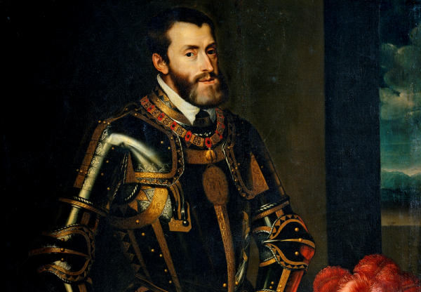 Włoskie posiadłości królowej Bony były łakomym kąskiem dla cesarza Karola V (źródło: domena publiczna).