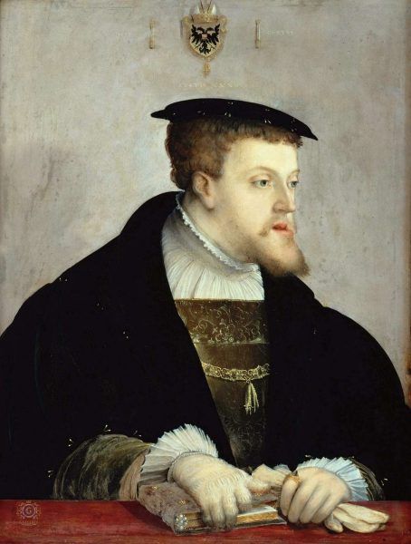 Karol V w 1532 r. na portrecie Christopha Ambergera (źródło: domena publiczna).