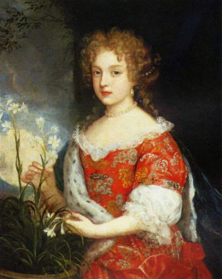 Ta urocza dziewczynka to Ludwika Karolina Radziwiłłówna. Portret powstał mniej więcej w tym czasie, gdy poślubiła swego pierwszego męża, Ludwika Hohenzollerna (źródło: domena publiczna).