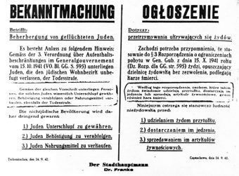 To właśnie to oświadczenie Hansa Franka wydane w październiku 1941 roku rozpoczęło horror milionów ludzi (źródło: domena publiczna).