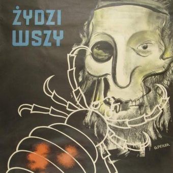 Właśnie przy pomocy takich plakatów Niemcy starali się zdehumanizować Żydów w oczach ich polskich sąsiadów (źródło: domena publiczna). Właśnie przy pomocy takich plakatów Niemcy starali się zdehumanizować Żydów w oczach ich polskich sąsiadów (źródło: domena publiczna).