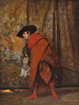 Poloniusz namalowany pędzlem Jehana Georgesa Viberta (źródło: domena publiczna).