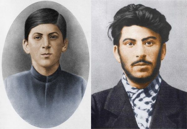 Na oficjalnych zdjęciach Stalina próżno szukać na jego twarzy choćby najmniejszego śladu przebytej w dzieciństwie ospy. Wszystkie zostały dokładnie wyretuszowane (źródło: domena publiczna).