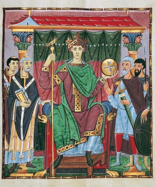 Otton III w pełni swojego nastoletniego majestatu...