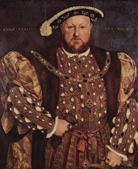 Słynny Henryk VIII Tudor. Zasiadał na tronie angielskim przez prawie 40 lat (źródło: domena publiczna).