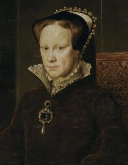 Córka Henryka VIII - Maria I Tudor. Przydomek "Krwawa Mary" mówi chyba wszystko (źródło: domena publiczna).