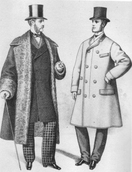 Wygląd brytyjskiego gentlemana był daleko poza zasięgiem portfela nauczyciela X. Nawet kupno najtańszych ubrań stanowiło wyzwanie finansowe... (źródło: domena publiczna).