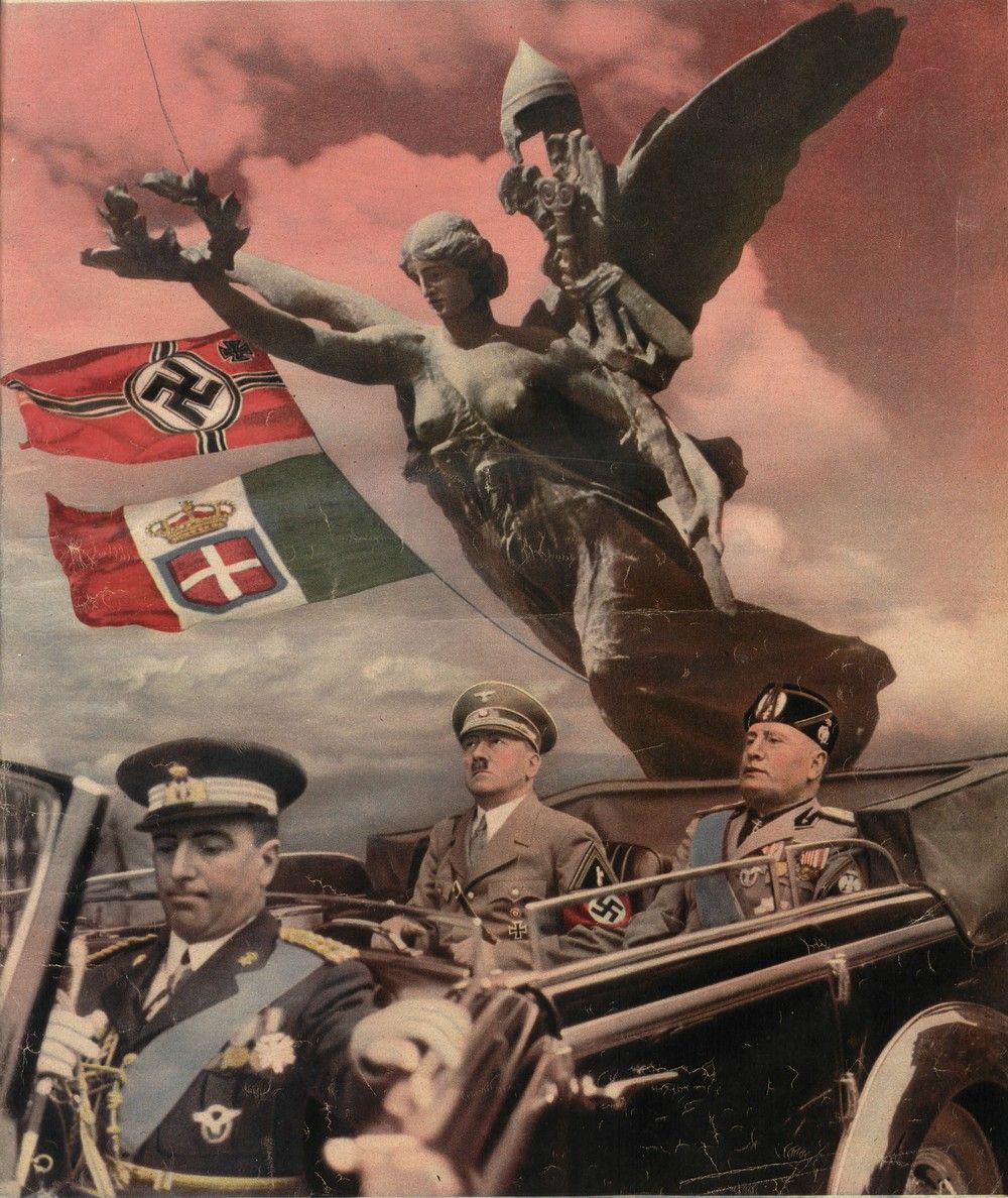 Po 1937 roku to już Mussolini miał kompleks niższości względem Hitlera (źródło: domena publiczna).