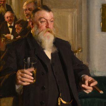 Typowy dyplomata przy pracy? Obraz autorstwa Andersa Zorna z 1892 roku (źródło: domena publiczna). Typowy dyplomata przy pracy? Obraz autorstwa Andersa Zorna z 1892 roku (źródło: domena publiczna).