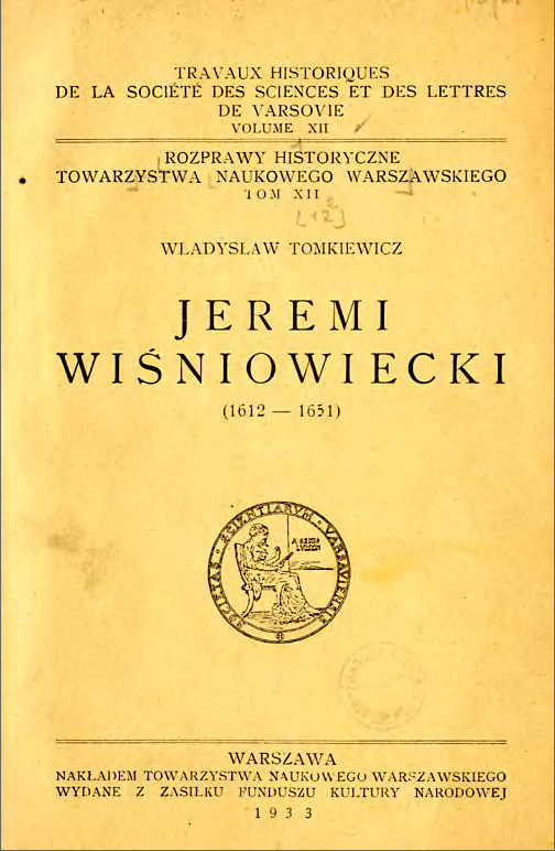 Artykuł powstał między innymi w oparciu o książkę Władysława Tomkiewicza, wydaną w 1933 r. nakładem Towarzystwa Naukowego Warszawskiego.