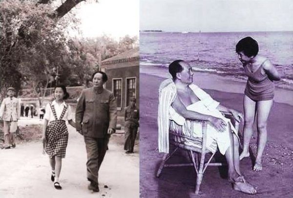 Li Na była znacznie groźniejsza, niż na to wyglądała. Na zdjęciach widać jak spędzała z ojcem czas na spacerze (1951 rok) i na plaży (1960 rok) (domena publiczna).