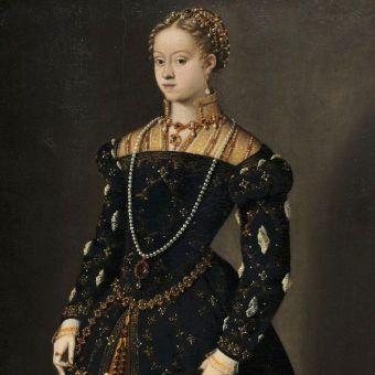 Niewierna małżonka? Nic z tych rzeczy! Katarzyna Habsburżanka w wieku 15 lat na obrazie Tycjana.