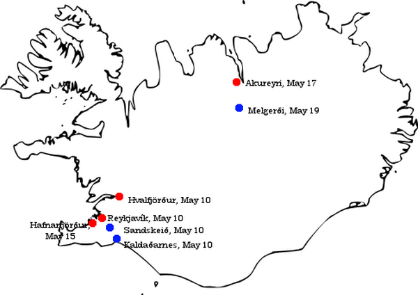 Cele brytyjskie inwazji na Islandię z 10 maja 1940 roku.
