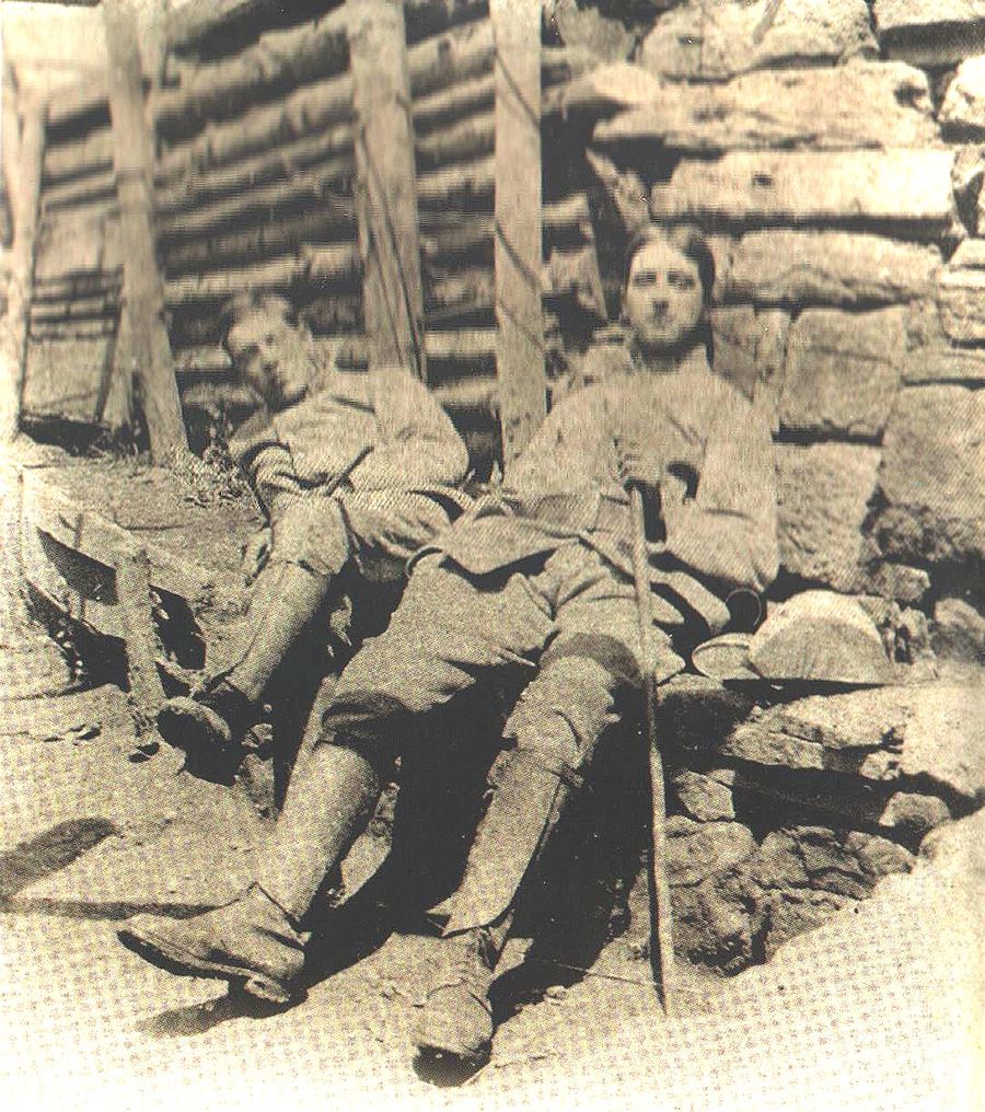 Gabriel Chevallier w czasie swojej służby wojskowej.