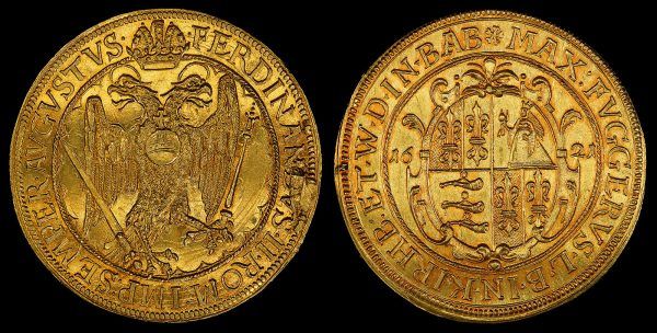 W XVII wieku Fuggerowie będą nawet bić własne, złote monety.