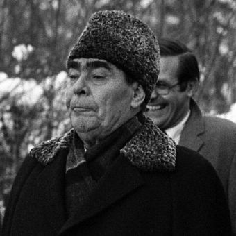 Breżniew w trakcie wizyty w USA. Breżniew w trakcie wizyty w USA.