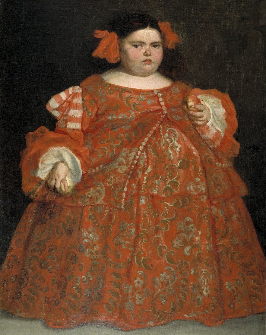 Dosieczka, choć maleńka, odegrała wielką rolę w historii uwięzienia Eryka XIV. Na obrazie Juana Carreña de Mirandy widzimy XVII-wieczną karliczkę.