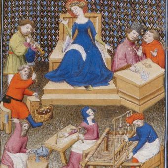 Zarabianie na życie w średniowieczu to ciężki kawałek chleba. Ilustracja do "De Claris mulieribus" Giovanniego Boccaccia, 1403 r. 