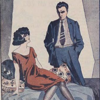 To się nazywa "wymowne spojrzenie". Ciekawe jaką minę będziecie mieć drodzy Czytelnicy po przeczytaniu poniższych "perełek". Ilustracja z pisma "Wolna myśl - wolne żarty" (1933). To się nazywa "wymowne spojrzenie". Ciekawe jaką minę będziecie mieć drodzy Czytelnicy po przeczytaniu poniższych "perełek". Ilustracja z pisma "Wolna myśl - wolne żarty" (1933).