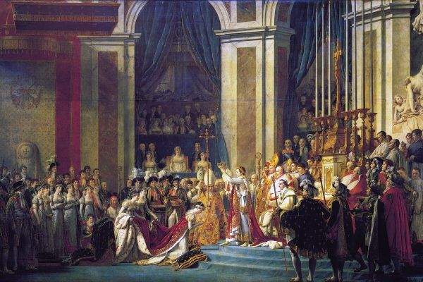 Koronacja Napoleona i Józefiny na obrazie Jacquesa Louisa Davida. Koronacja Napoleona i Józefiny na obrazie Jacquesa Louisa Davida.