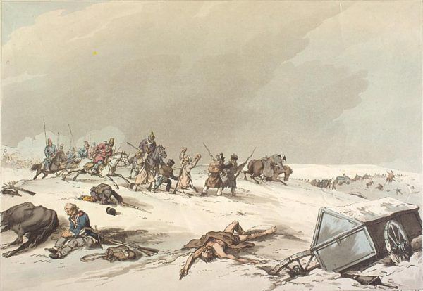 Poza mrozem i głodem prawdziwą zmorą dla żołnierzy Wielkiej Armii byli nękający ich Kozacy.