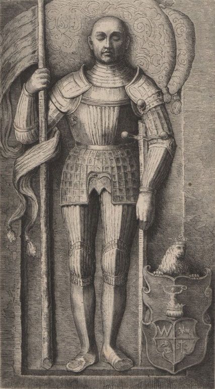 Podobizna Olbrachta Gasztołda rysowana według jego nagrobka