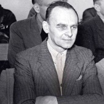 Witold Pilecki na ławie oskarżonych w 1948 roku Witold Pilecki na ławie oskarżonych w 1948 roku