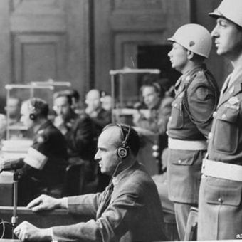 Hans Frank w Norymberdze (fot. domena publiczna).