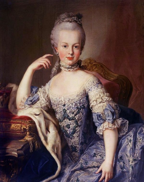 Maria Antonina Austriaczka. Uroda niestety jej nie pomogła i ostatecznie skończyła na gilotynie. (fot. domena publiczna). 