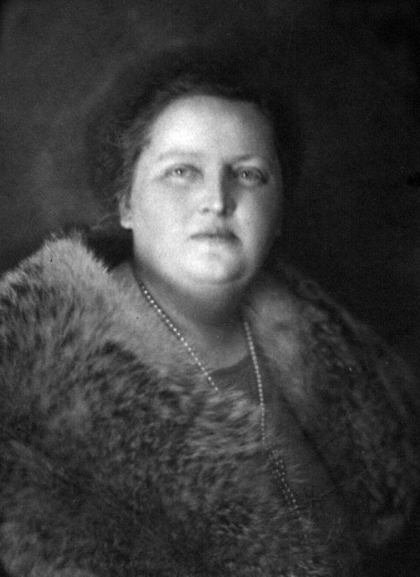 Maria Wojciechowska, żona Prezydenta RP Stanisława Wojciechowskiego (fot. domena publiczna).