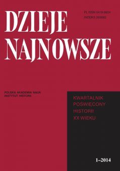 News powstał w oparciu o artykuł naukowy opublikowany w periodyku „Dzieje Najnowsze”.